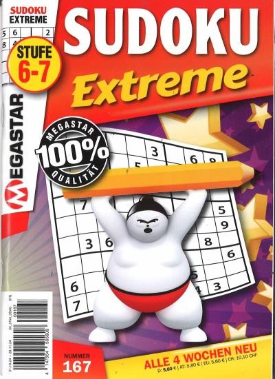 SUDOKU EXTREME 167/2024