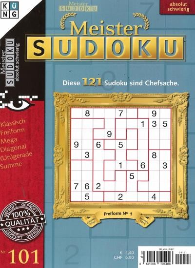 MEISTER SUDOKU 101/2025