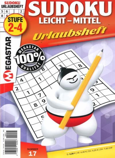 MEGASTAR SUDOKU LEICHT-MITTEL 17/2024