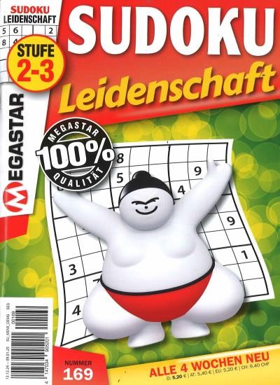 SUDOKU LEIDENSCHAFT 169/2024