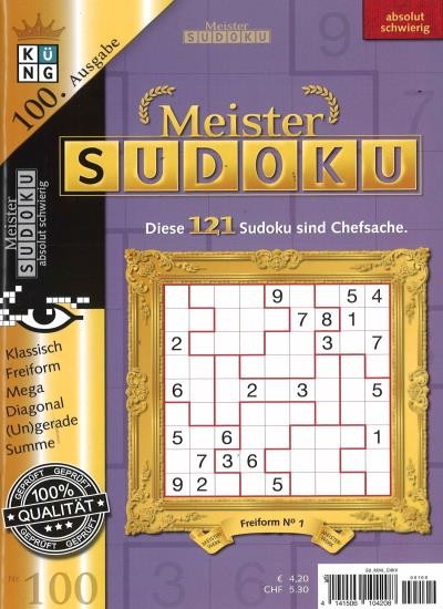 MEISTER SUDOKU 100/2024