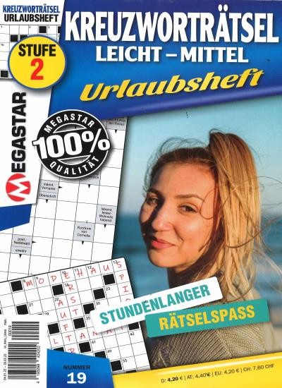 MEGASTAR KREUZWORTRÄTSEL 19/2025