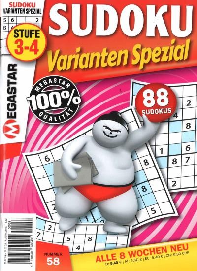 SUDOKU VARIANTEN SPEZIAL 58/2025