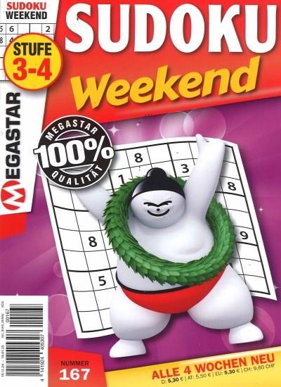 SUDOKU WEEKEND 167/2024