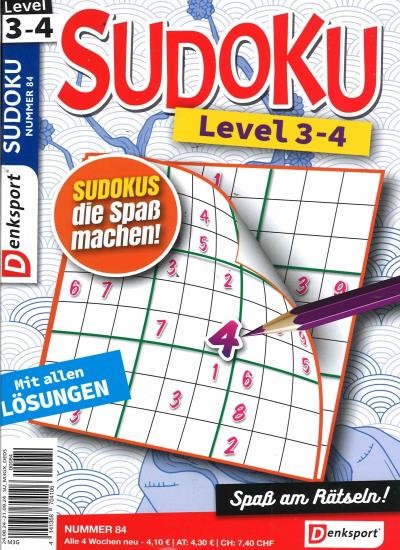 SUDOKU LEVEL 3-4 84/2024