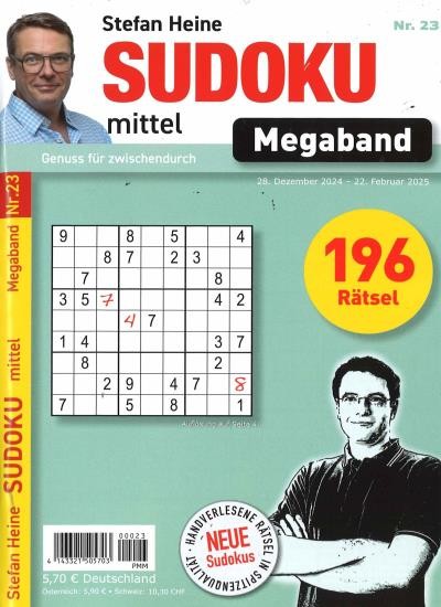 SUDOKU MITTEL MEGABAND 23/2025