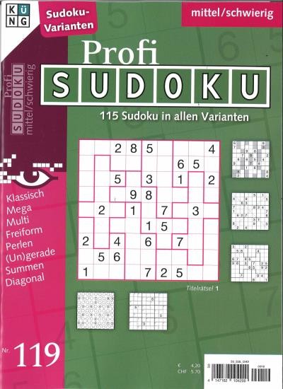 PROFI SUDOKU 119/2024