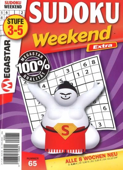 SUDOKU WEEKEND EXTRA 65/2024