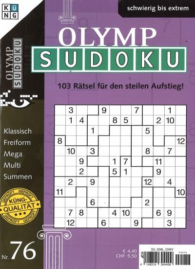 OLYMP SUDOKU 76/2025