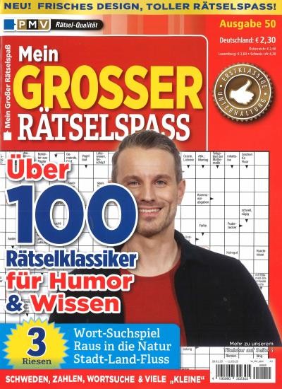 MEIN GROSSER RÄTSELSPASS 50/2025