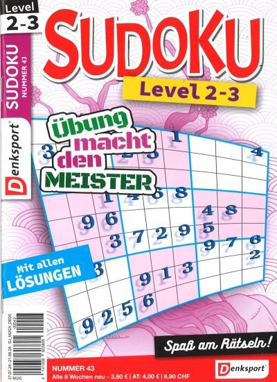 SUDOKU LEVEL 2-3 43/2024