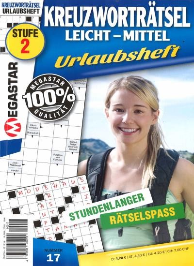 MEGASTAR KREUZWORTRÄTSEL 17/2024