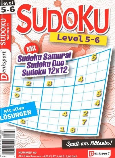 SUDOKU LEVEL 5-6 69/2024