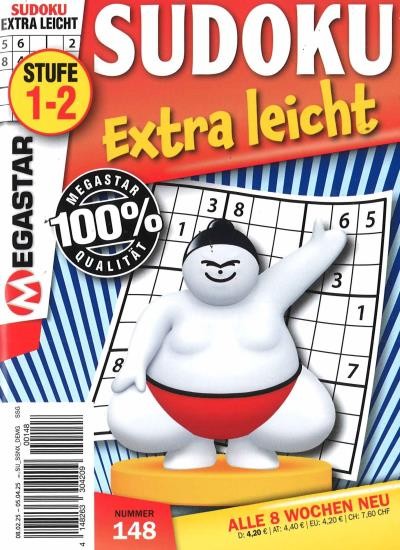 SUDOKU EXTRA LEICHT 148/2025