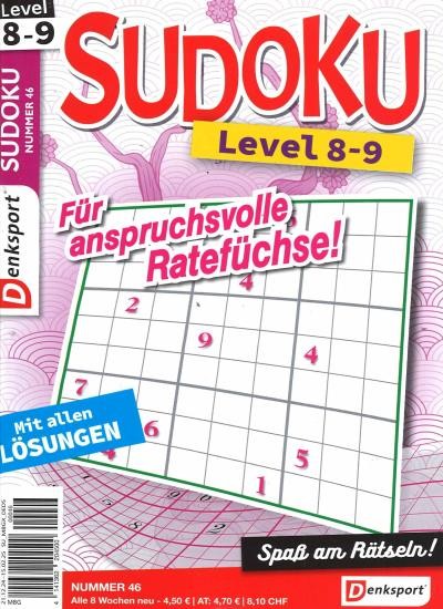 SUDOKU LEVEL 8-9 46/2025