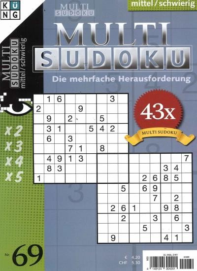 MULTI SUDOKU 69/2025