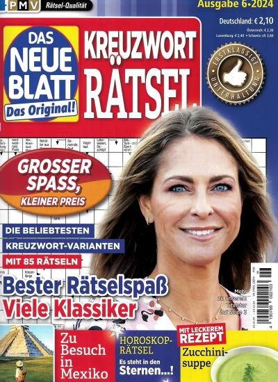 DAS NEUE BLATT KREUZWORT RÄTSEL 6/2024