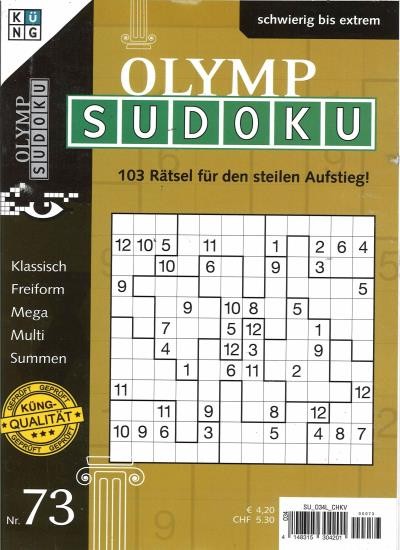 OLYMP SUDOKU Abo