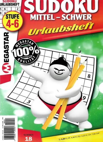 MEGASTAR SUDOKU MITTEL-SCHWER 18/2024