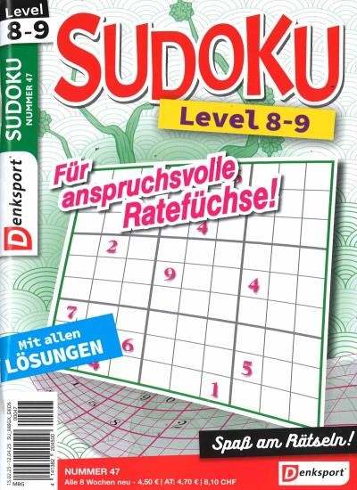 SUDOKU LEVEL 8-9 47/2025