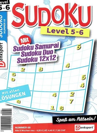 SUDOKU LEVEL 5-6 68/2024