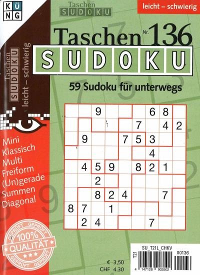 TASCHEN-SUDOKU 136/2024