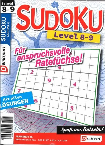 SUDOKU LEVEL 8-9 45/2024