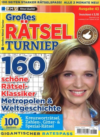 GROSSES RÄTSEL TURNIER 43/2025