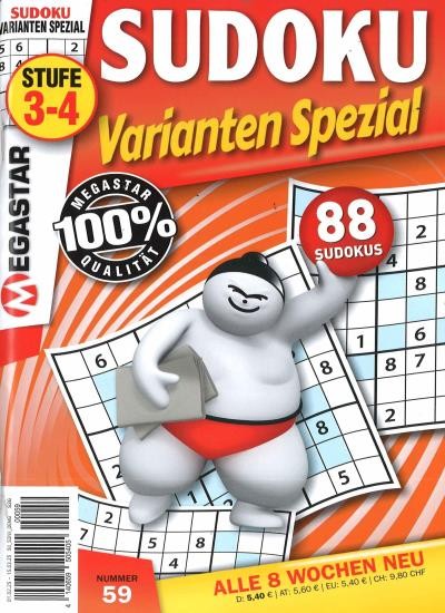 SUDOKU VARIANTEN SPEZIAL 59/2025