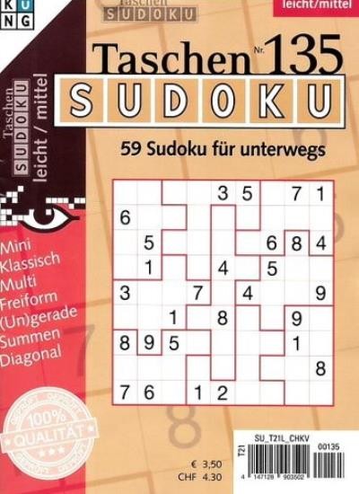 TASCHEN-SUDOKU 135/2024