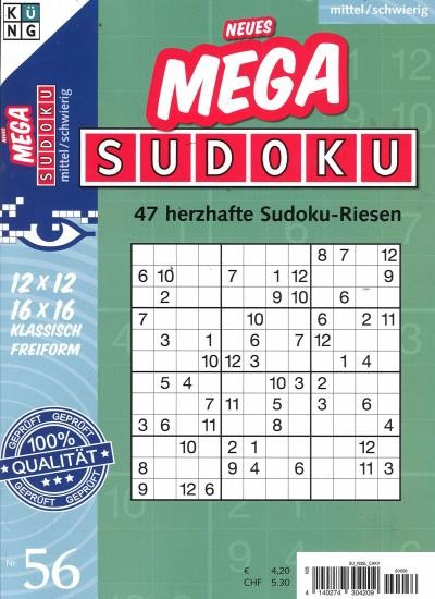 NEUES MEGA SUDOKU 56/2024