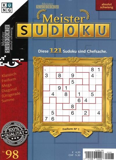 MEISTER SUDOKU Abo