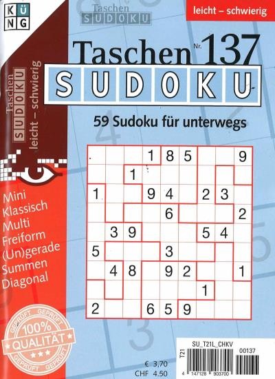 TASCHEN-SUDOKU 137/2025