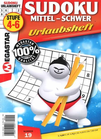 MEGASTAR SUDOKU MITTEL-SCHWER 19/2025