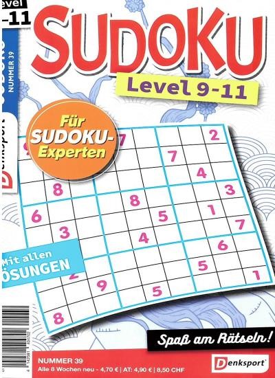 SUDOKU LEVEL 9-11 39/2024