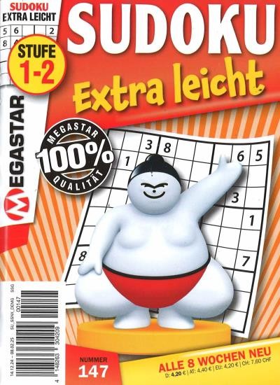 SUDOKU EXTRA LEICHT 147/2024