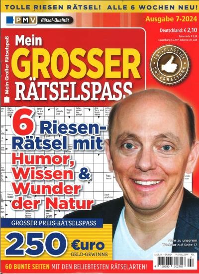 MEIN GROSSER RÄTSELSPASS 7/2024