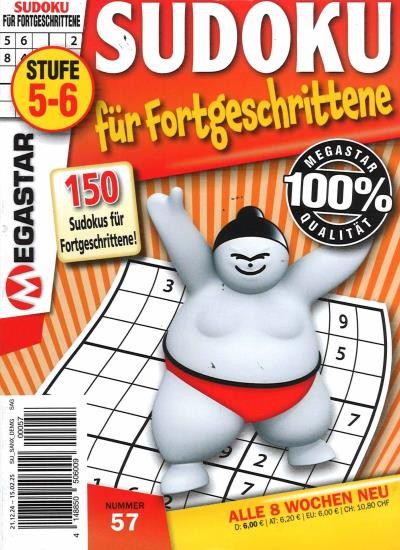 150 SUDOKU FÜR FORTGESCHRITTENE 57/2025