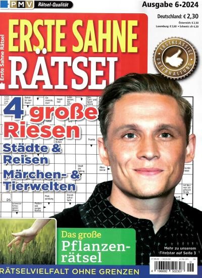 ERSTE SAHNE RÄTSEL 6/2024