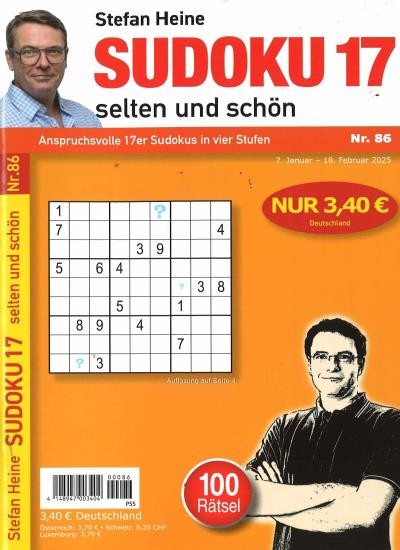 SUDOKU 17 86/2025