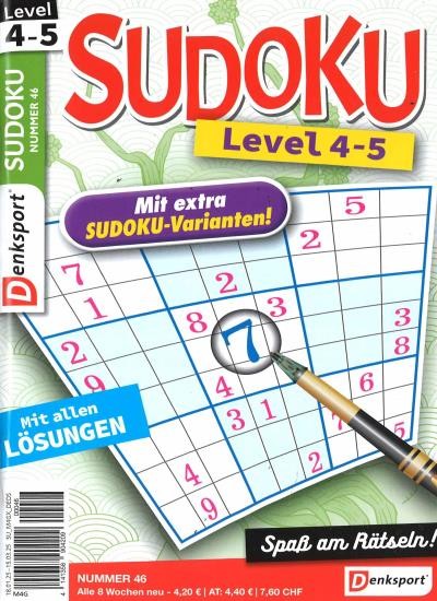 SUDOKU LEVEL 4-5 46/2025