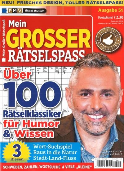 MEIN GROSSER RÄTSELSPASS 51/2025