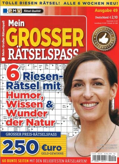 MEIN GROSSER RÄTSELSPASS 49/2024