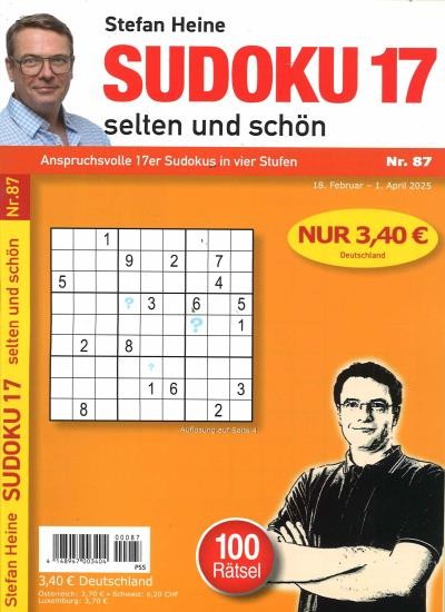 SUDOKU 17 87/2025