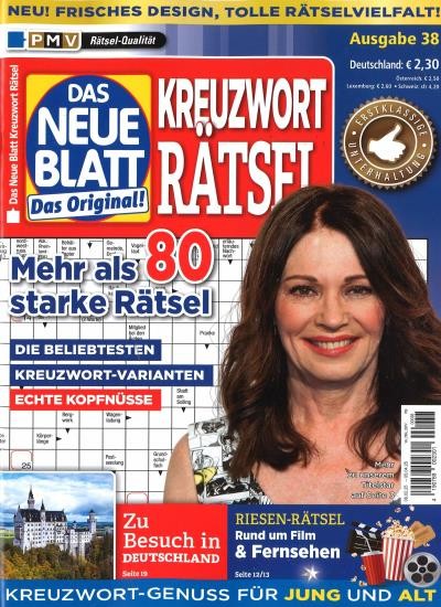 DAS NEUE BLATT KREUZWORT RÄTSEL 38/2025